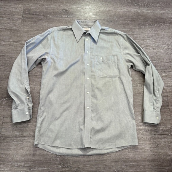 Eton Shirt Mens Extra Large Gray Etastar Long Sleeve Button Up Minimal Adult - Picture 1 of 11